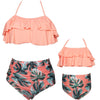 Baby Girls Bikini Swimsuit Set Family Matching Mother Girl Swimwear Baithing Suit (X-Large, Orange)