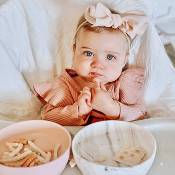 Goobie Baby Silicone Baby Bowl With Suction Base For Feeding Babies 6+ Months And Toddlers, Mess-Free Eating, Unbreakable, Non-T