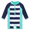 Uideazone Baby Toddler Boys And Girls Long Sleeve Swimsuit Upf 50+ Sun Protection One Piece Swimwear Summer Beach Rashguard Bath