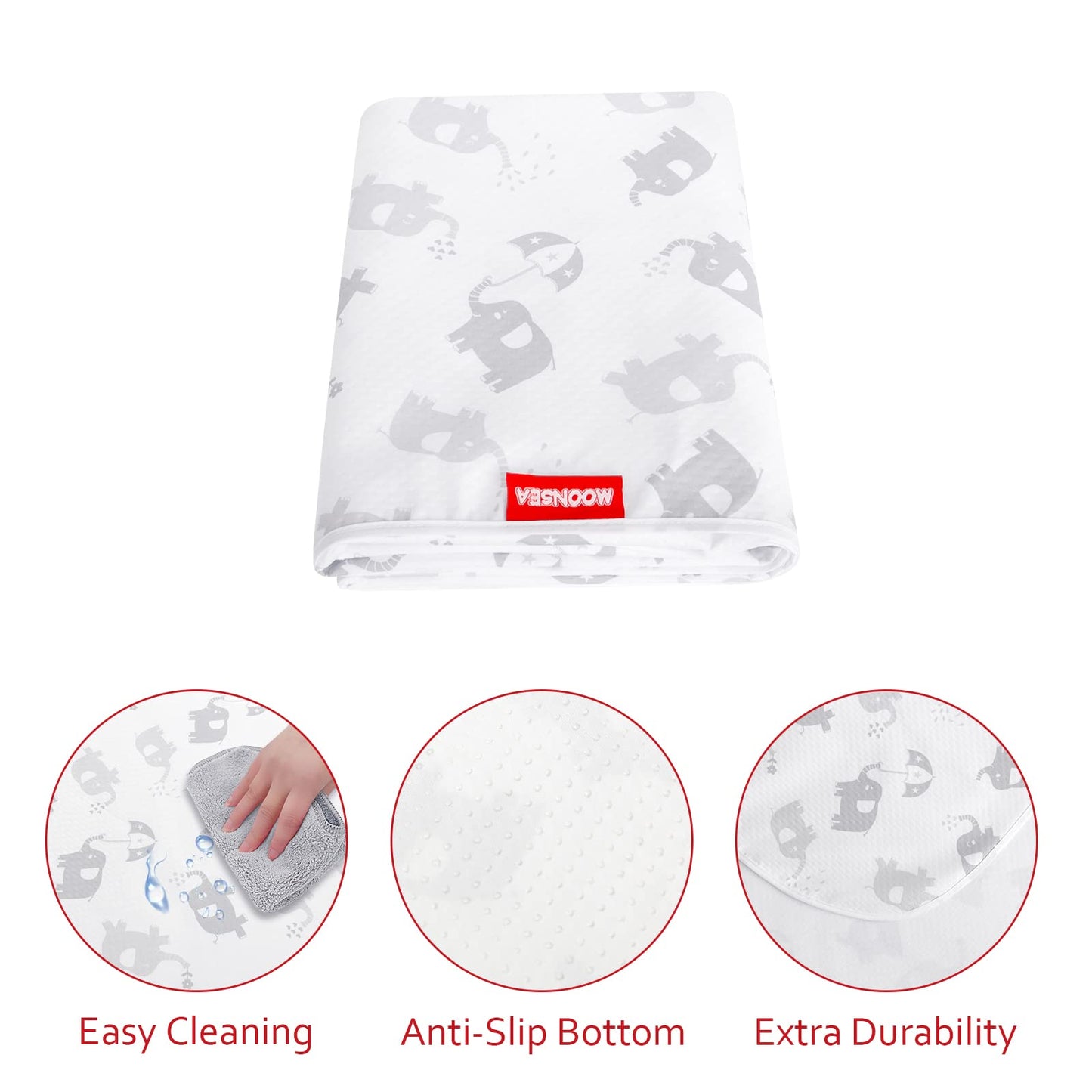 Splat Mat, Mealtime Under High Chair Mat For Baby Feeding Set, Anti-Slip Portable Picnic Mat For Baby Art/Crafts/Playtime Table