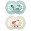 Mam Original Matte Baby Pacifier, Nipple Shape Helps Promote Healthy Oral Development, Sterilizer Case, Boy,16+ Months (Pack Of