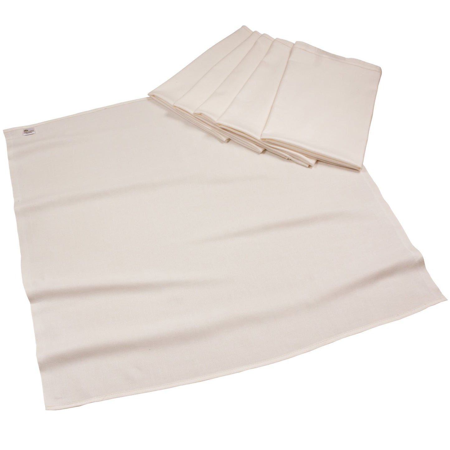 OsoCozy Bamboo/Organic Cotton Flat Cloth Diapers - Birdseye Weave - 32 x 35 Inch One-Layered Nappies, Super Soft 70% Bamboo, 30%