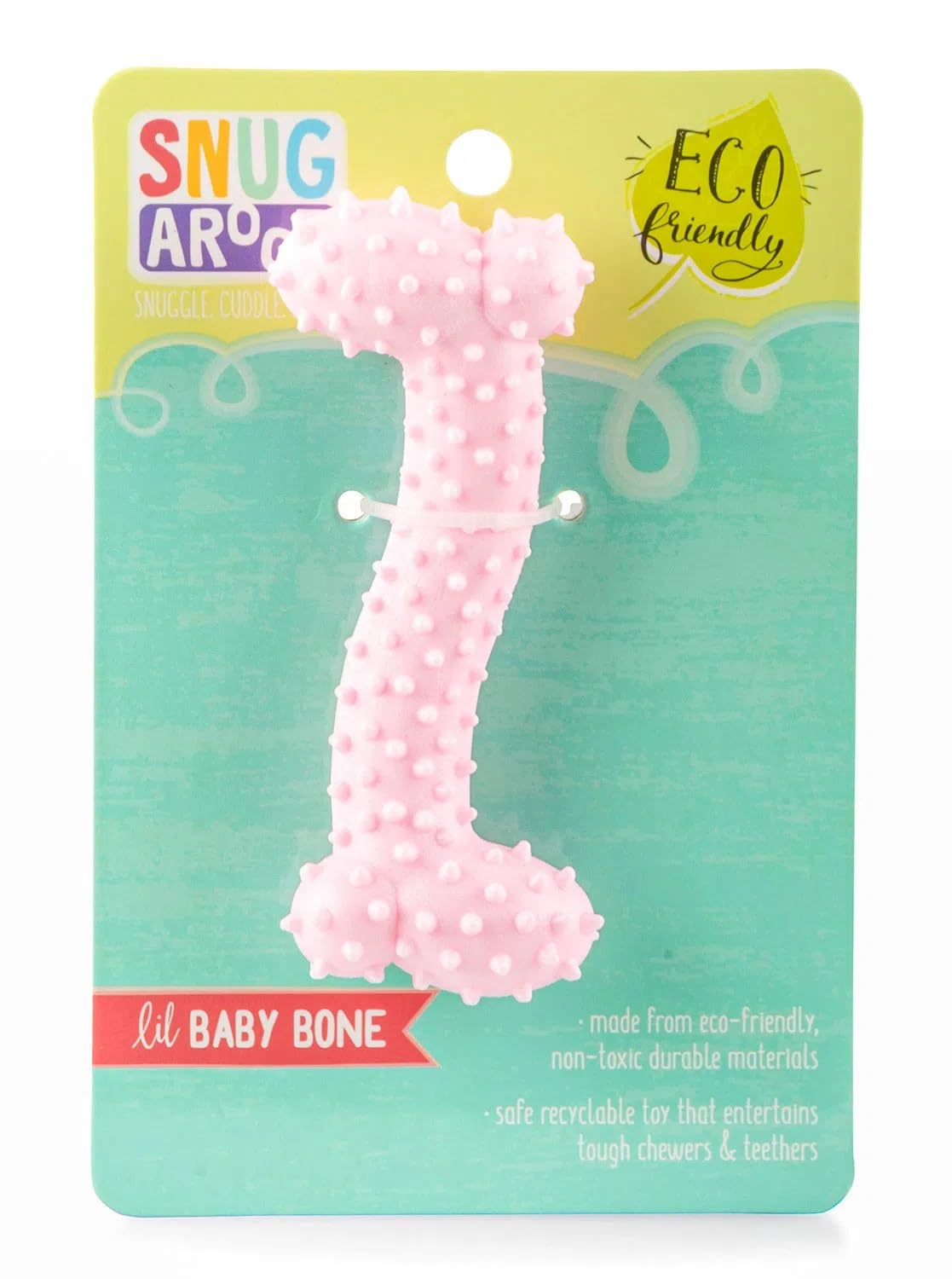 SnugArooz Lil Baby Bone, 4.25 Colors: Pink