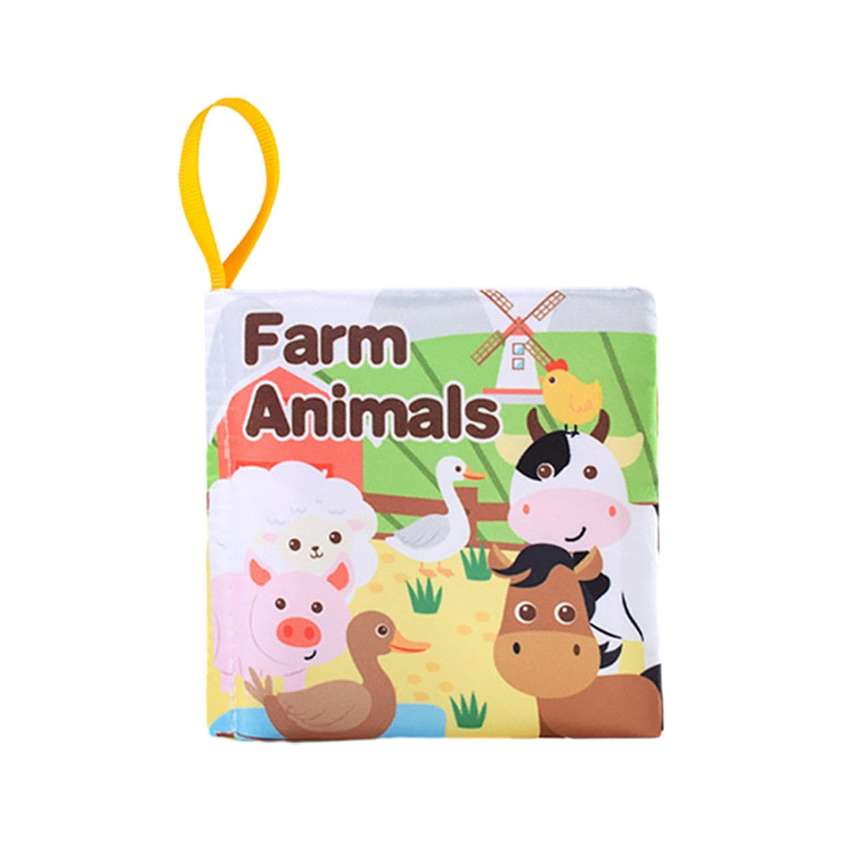 SAZ DEKOR Baby Bath Cloth Book Crinkle Paper Early Education for Kids Newborn Toddlers Style A|Baby Shower Gift Hamper|Baby Clot