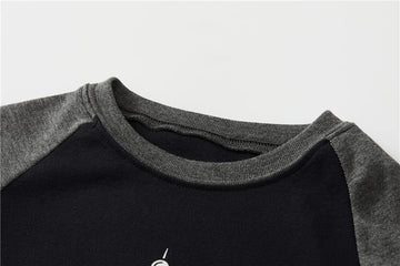 Popshion Rocket Pajamas Toddler Boy Jammies Cotton Star Pjs Kids Fall Sleepwear Space Clothes Set Christmas Long Sleeve Pj 6T