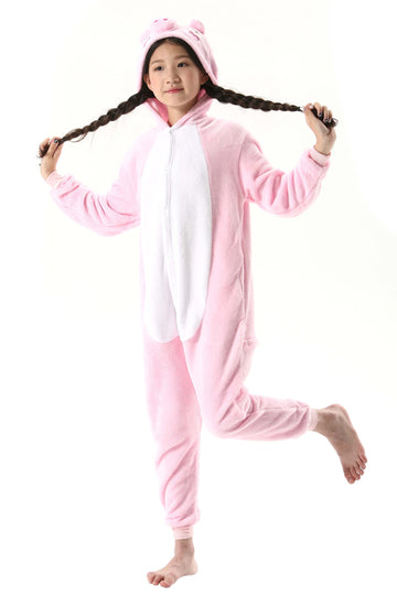 Atoz Onesie For Kids, Animal Pajamas Halloween Cosplay Costume For Girls Boys, Pig 8-9Y