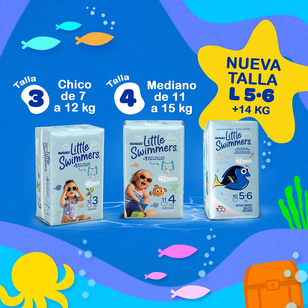 Huggies Little Swimmers Diapers - Large - 10 Ct