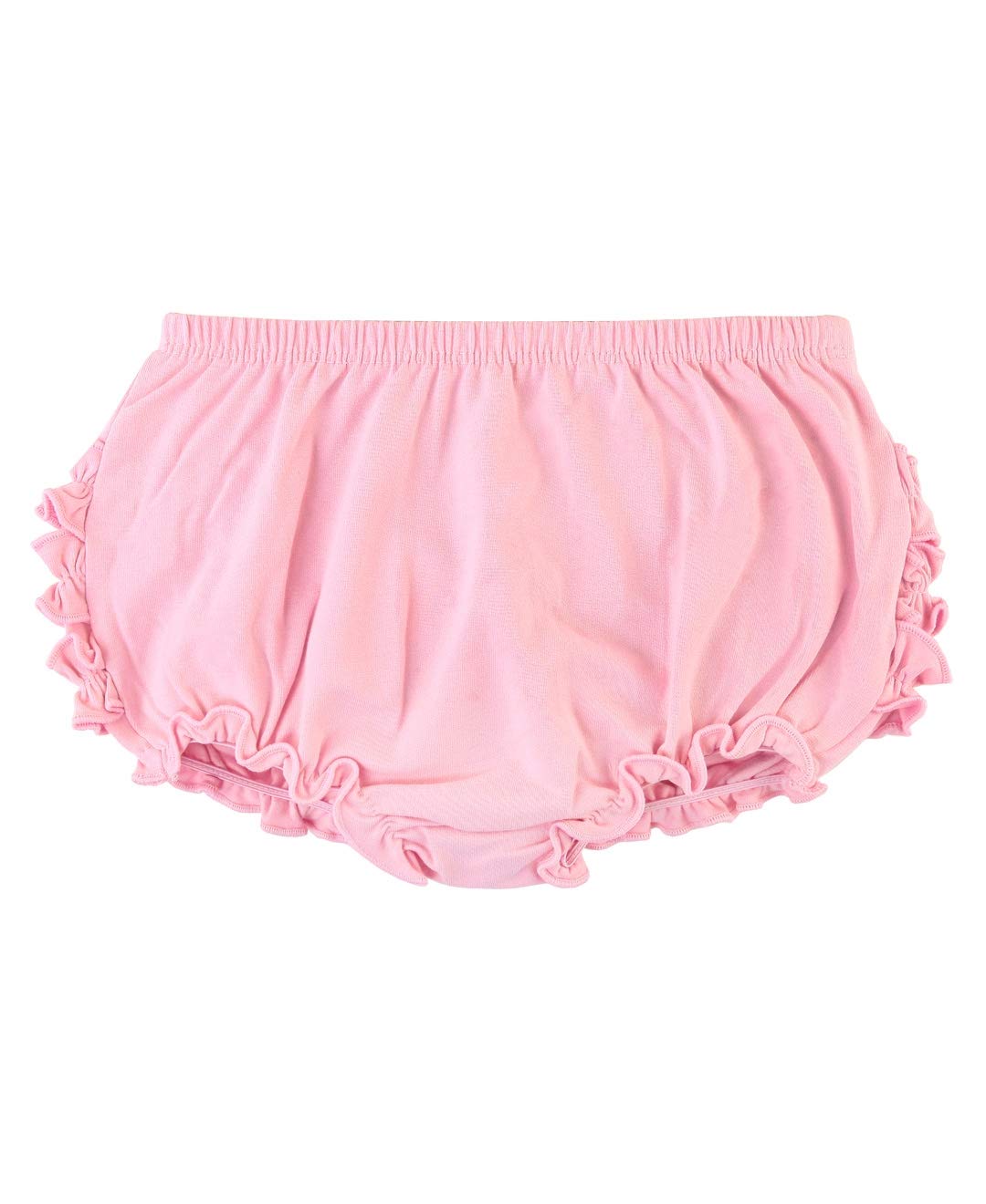 Rufflebutts Baby/Toddler Girls Baby Pink Knit Ruffle Nappy Cover - 2T/3T