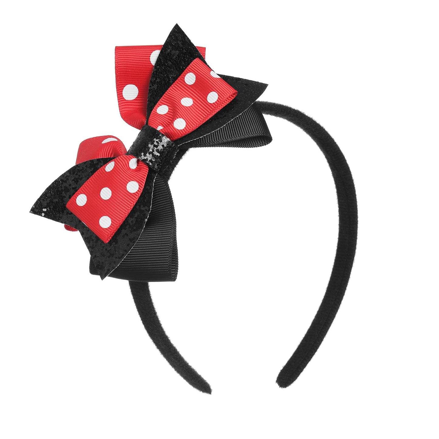 Ibtom Castle Toddler Baby Girls 3Rd Birthday Princess Outfit Polka Dots T-Shirt Top Tutu Skirt Set Ears Headband Third Years Old