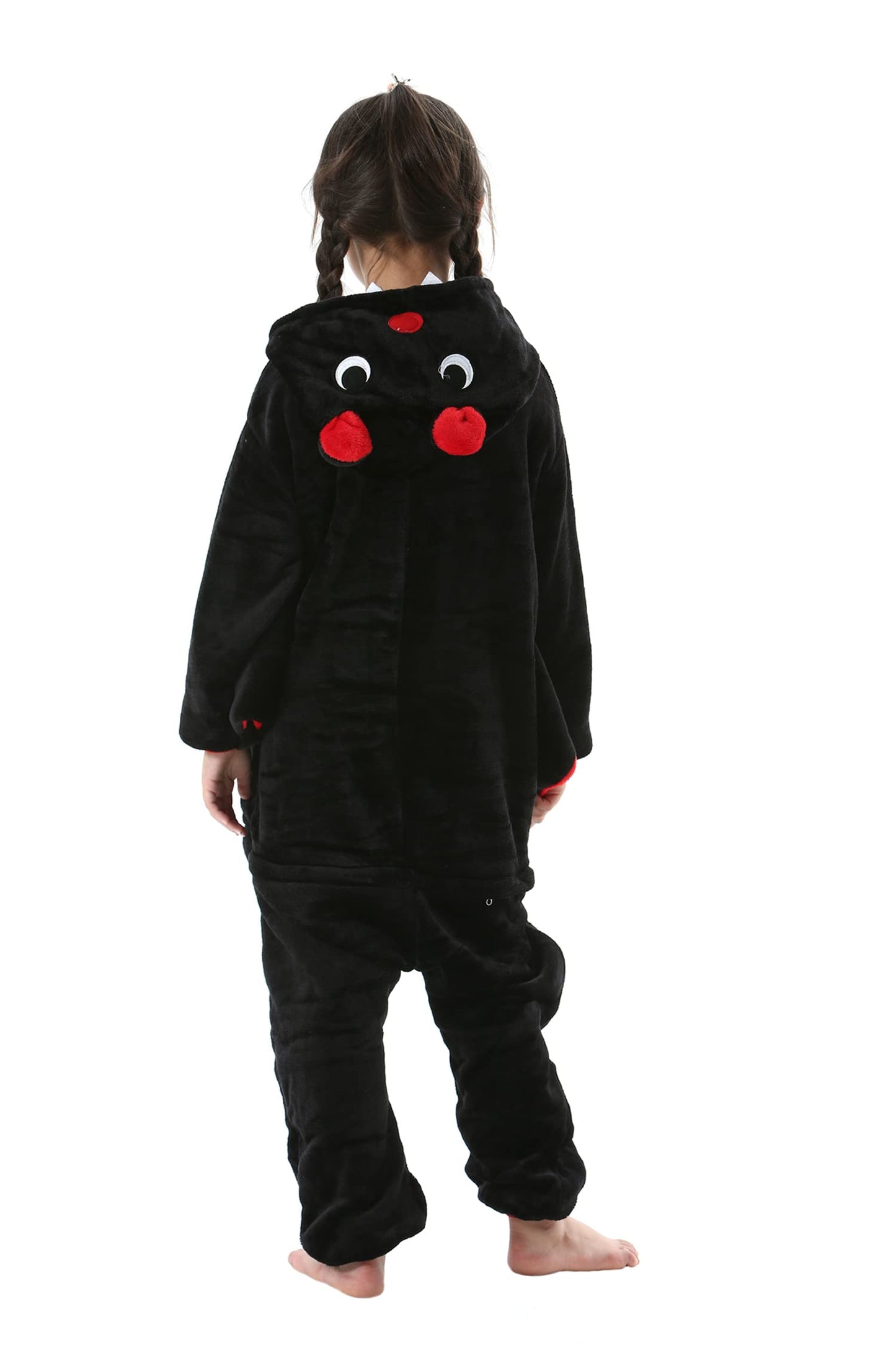 Atoz Onesie For Kids, Animal Pajamas Halloween Cosplay Costume For Girls Boys, Bat 10-11Y