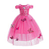 Dressy Daisy Girls' Princess Fancy Dress Up Costume Christmas Halloween Outfit Butterfly Size 6X-8 Hot Pink
