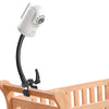 Baby Monitor Mount, Universal Baby Monitor Stand Flexible Gooseneck Arm Super Crab Clamp, Baby Monitor Crib Mount For Infant Opt