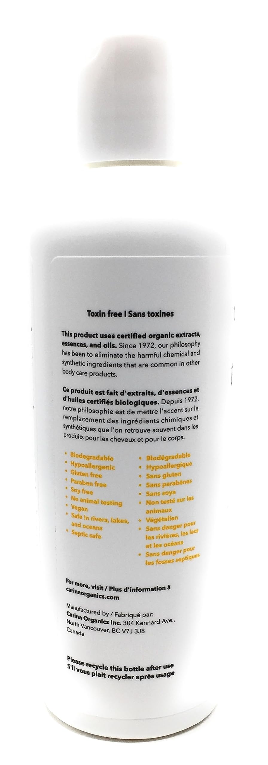 Carina Organics Baby Bubble Bath