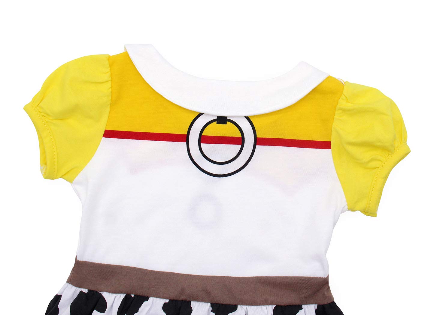 Jurebecia Toddler Girls Cowgirls Costume Princess Dress Up Halloween Costume Fancy Dress Boys Long Sleeve Suit (Yellow, 4T(3-4 Y