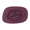 Bazzle Baby Anchor Silicone Suction Plate And Mat, Bpa Free, Divided Sections, 3 To 36 Months (Cranberry)