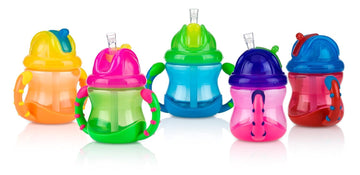 Nuby Two-Handle Flip N' Sip Straw Cup