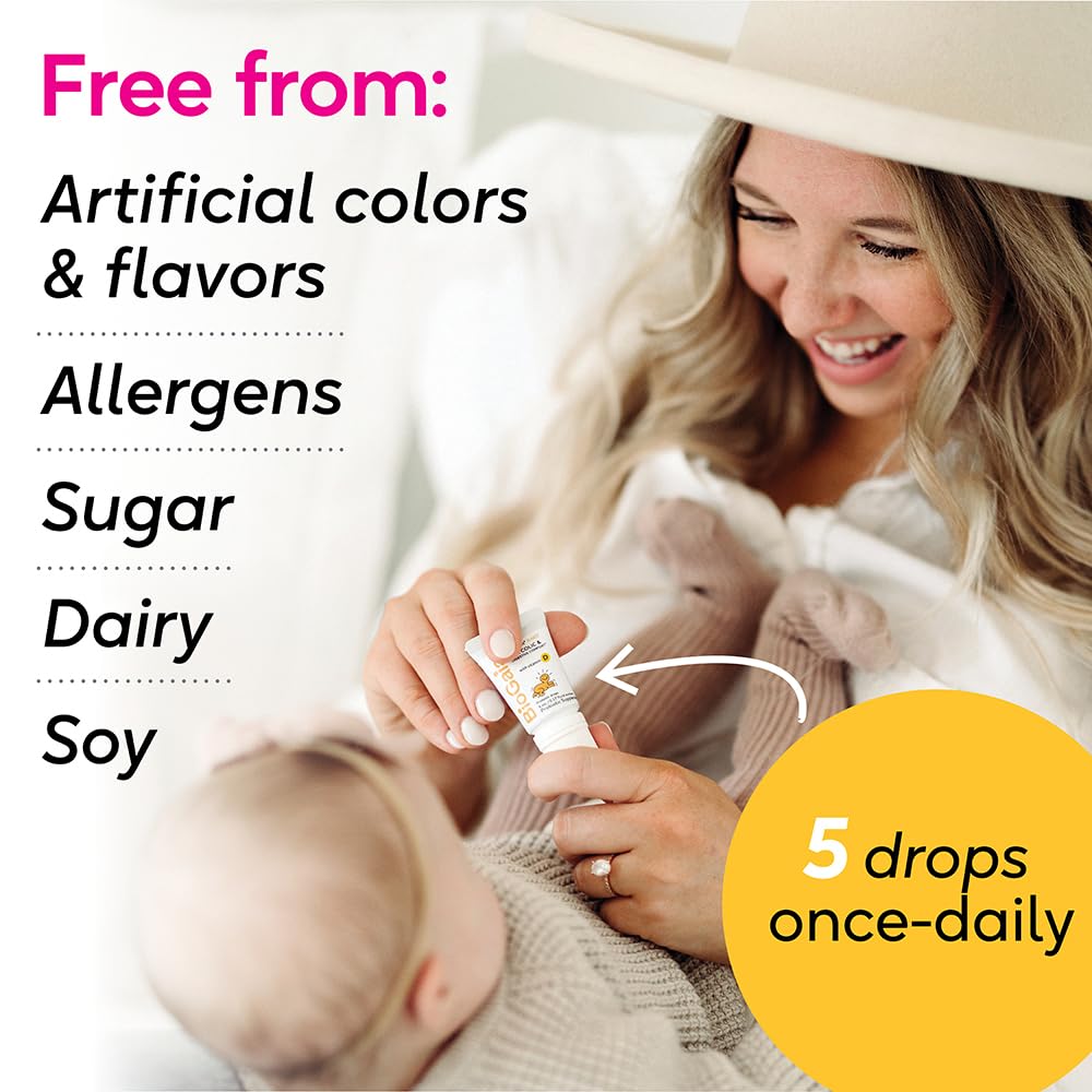 Biogaia Baby Probiotic Drops - Colic & Gas Relief + Vitamin D, 50-Day Supply, Safe For Newborns, Reduces Crying, Fussing, Colic,