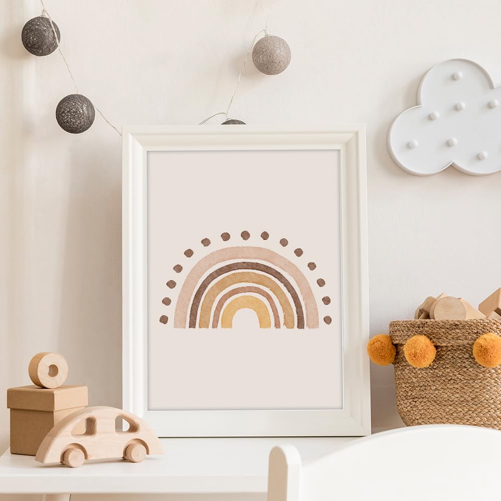 Canssape Beige Wall Art Decor Set Of 3 Boho Bedroom Decor You Are My Sunshine Wall Prints Rainbow Poster Prints 16 'X24 ' Love