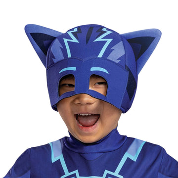 Disguise Catboy Costume For Kids, Official Pj Masks Megasuit Costume Jumpsuit And Mask, Toddler Size Medium (3T-4T)