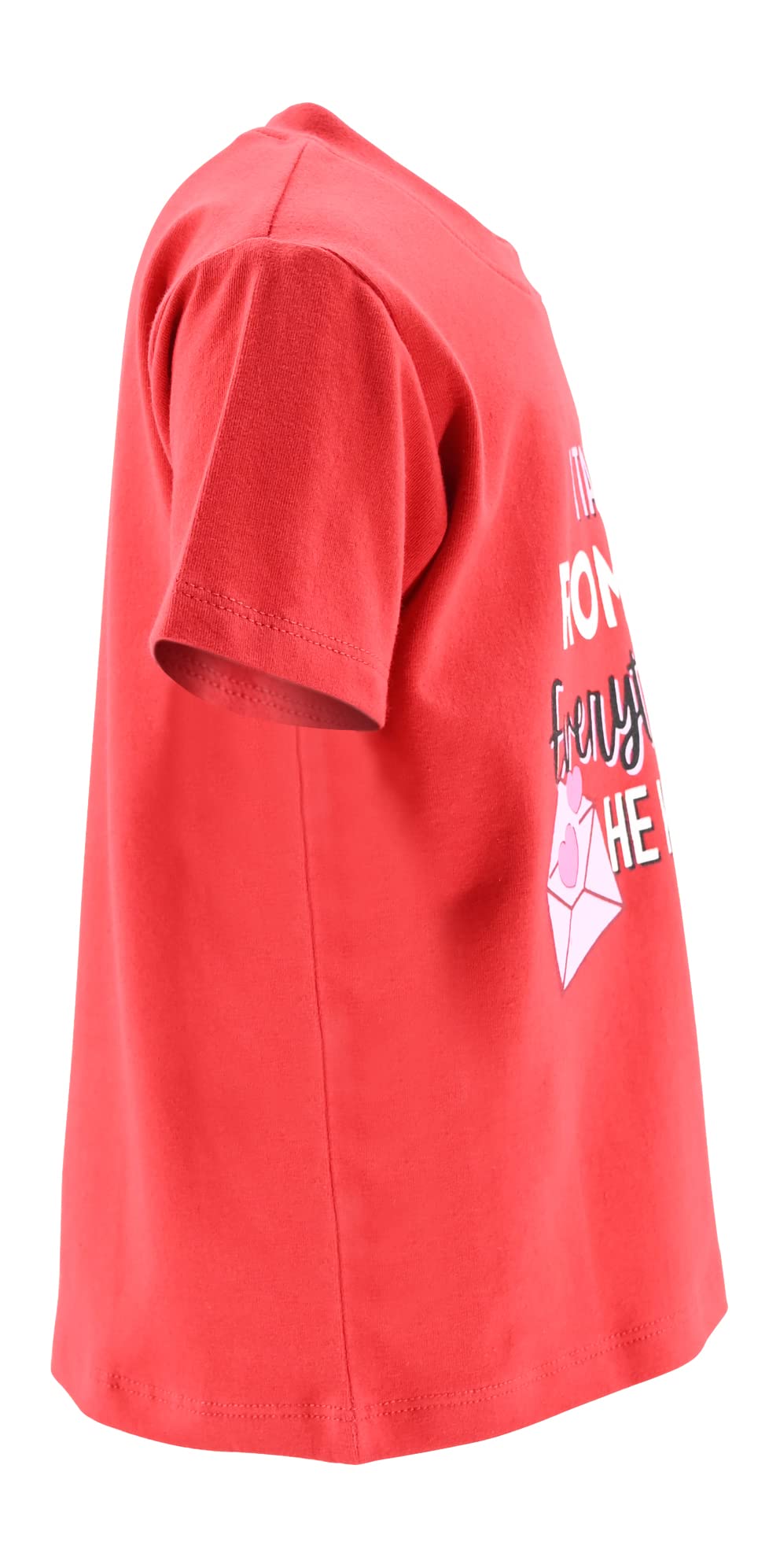 Unique Baby Boys Valentines Day Funny Romeo T-Shirt (6Y, Red)