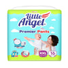 Little Angel Premier Pants Baby Diapers, Double Extra Large (Xxl) Size,16 Count/Pack With Wetness Indicator,Above 14 Kgs