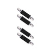 Uttpll Glove Clips Stainless Steel Gloves Clips For Kids Babys Toddlers Winter Boys Girls Elastic Mitten Clips 2 Pairs Black One