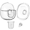 Breast Pump Parts Flange Shield 24Mm Duckbill Valve Silicone Diaphragm Milk Collector Cup Set Overall Replacement Accessories Po