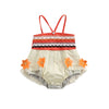 Baby Girl Moana Fancy Dress Romper Sister Matching Ruffle Lace Outfits Costume (0-6 Months, Romper #1)