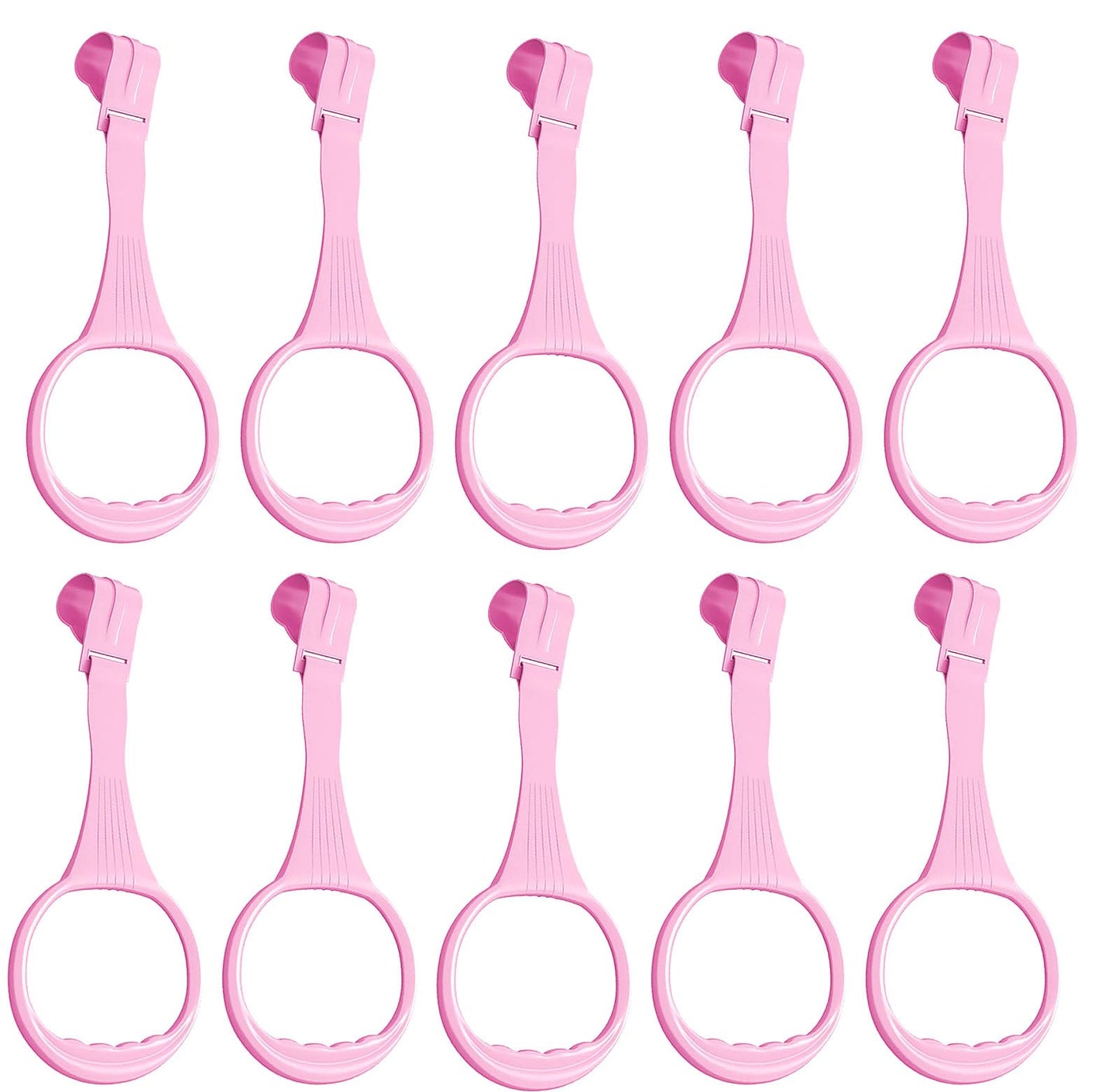 10Pcs Walk Assistant Plastic Baby Crib Pull Rings For Baby Baby Pull Up Rings Cot Hanging Rings For Infant Baby Toddler Practice