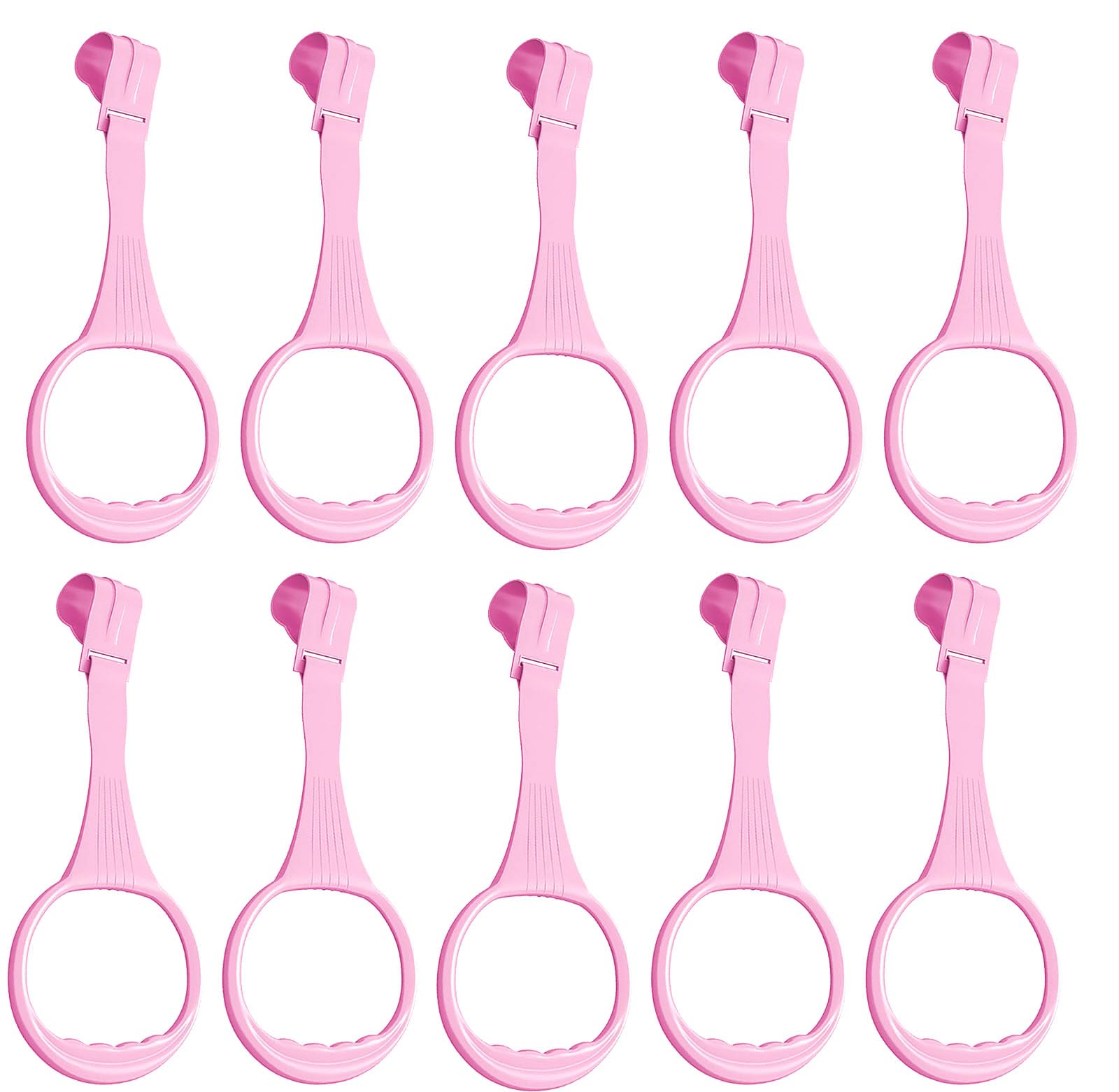 10Pcs Walk Assistant Plastic Baby Crib Pull Rings For Baby Baby Pull Up Rings Cot Hanging Rings For Infant Baby Toddler Practice