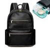 Mominside Diaper Bag Backpack, Leather Diaper Backpack, Breast Pump Bag Mommy Bag For Mom, With 13 Inch Laptop Sleeve, 2 Insulat