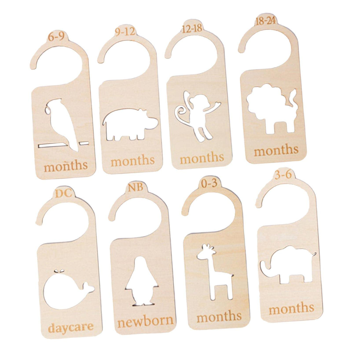 SECRET DESIRE 8 Pieces Baby Closet Dividers Easily Organize for Wardrobe Closet Clothes|Other Nursery Dco
