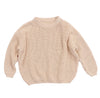 Toddler Baby Girls Knitted Sweater Fall Winter Warm Pullover Tops For Kids Boy Girl Outfits Clothes (6-12 Months, Beige New)