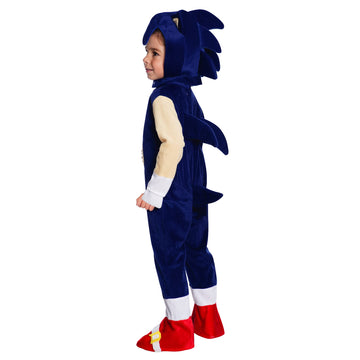 Rubie'S Baby Boys Sonic Romper Infant And Toddler Costumes, Cream,Royal Blue, Us