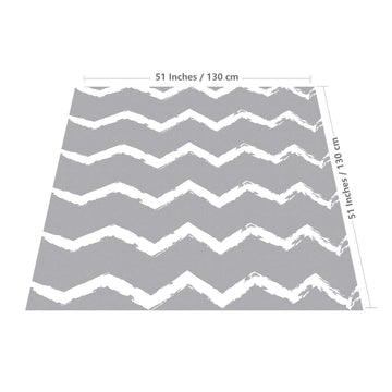 Large Splat Mat For Under High Chair/Arts/Crafts, Womumon Washable, Waterproof, Non Slip, Portable Floor Protector For Baby, Kid