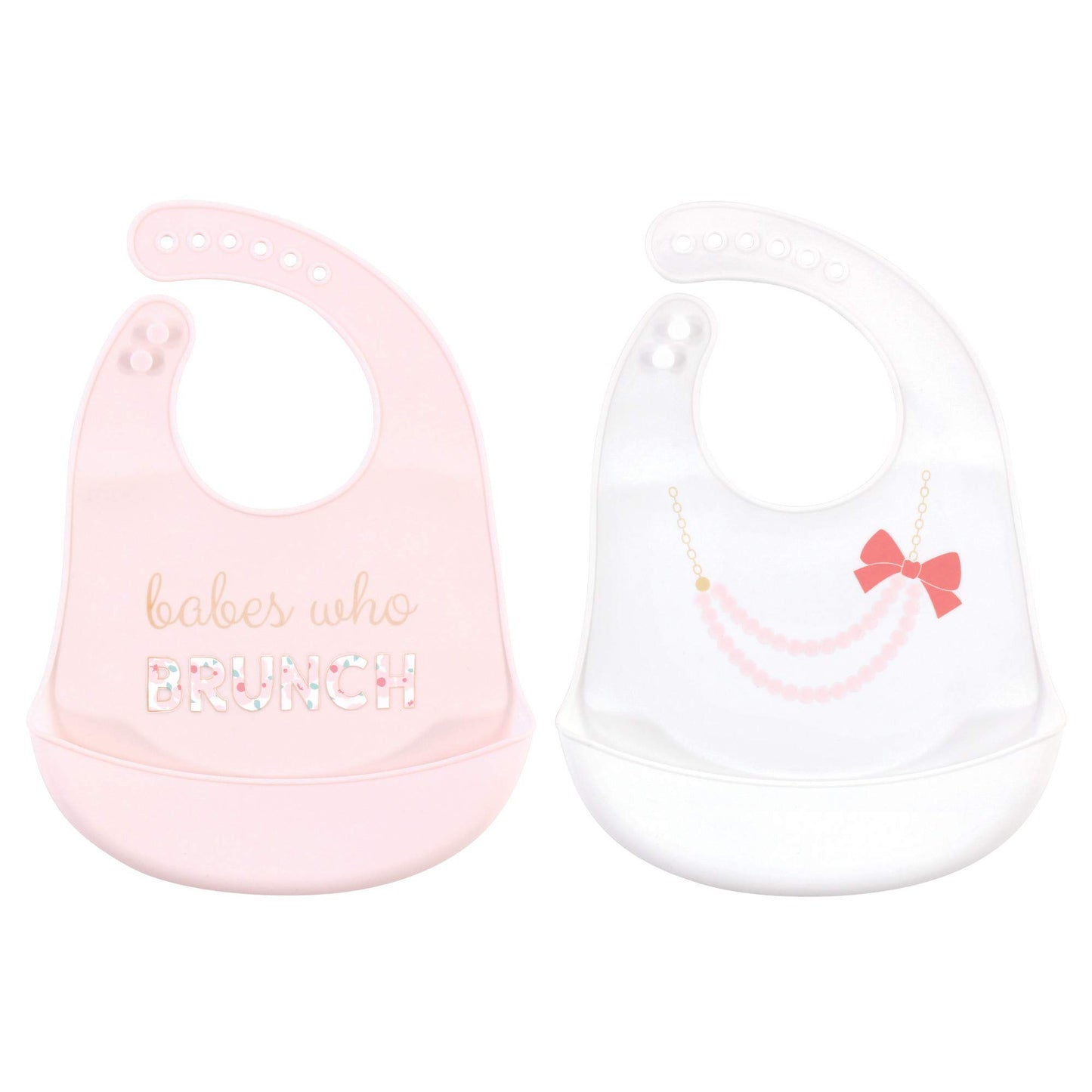 Little Treasure Unisex Baby Silicone Bibs, Brunch, One Size