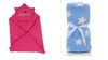 CTMKIDS Baby Wrap with Cap for Kids 74x74 cm Magenta & Baby Blankets New Born Pack of Star Wrapper Bedsheet Sky Blue