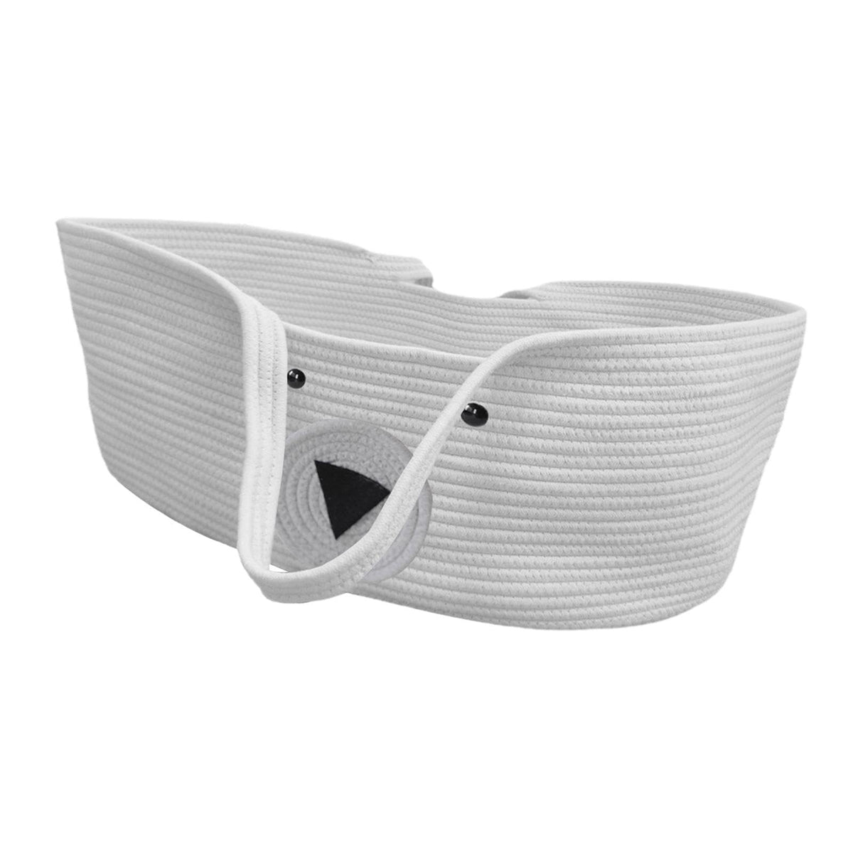CALANDIS Baby Changing Basket Travel Crib for Newborn Parents Travel Travel Must Have White | Moses Baskets | Nursery Furniture