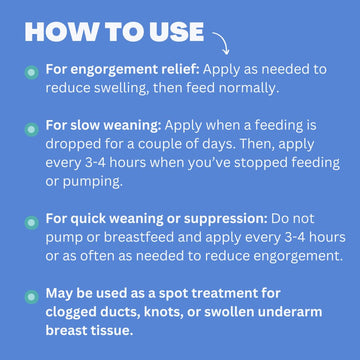 Cabocr Me Cabbage Breast Cream For Engorgement, Breastfeeding, Weaning Support, And Suppression Of Breast Milk | Ob-Gyn Created