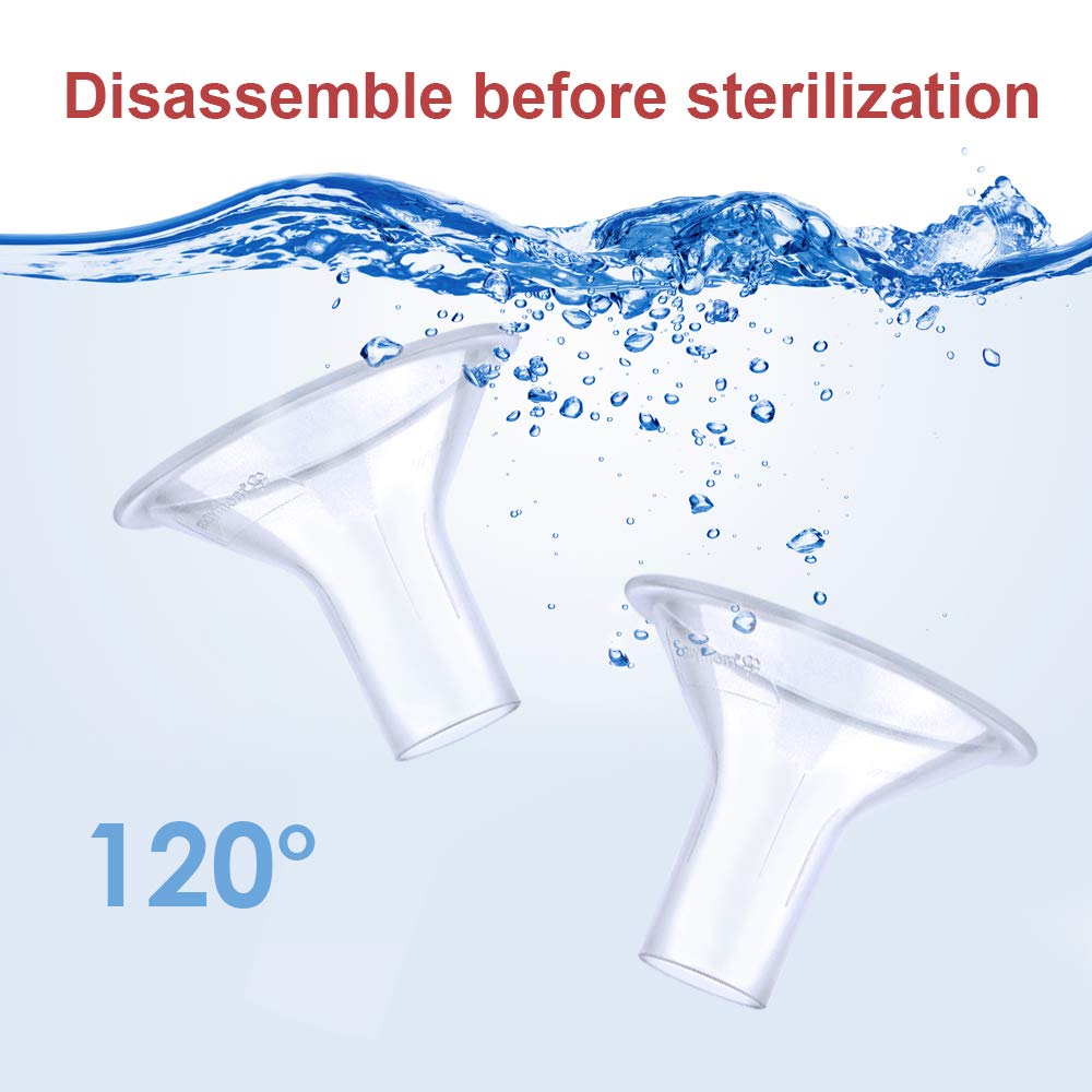 Maymom Myfit 23Mm Medium Two-Piece Design Breastshield, Compatible With Medela Breast Pump; Ideal For Handsfree Bra; Not Origina