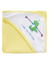 Baby Wish BabyS Cotton Ultra Absorbent And Hypoallergenic, Natural Hooded Towels Set (Lemon)