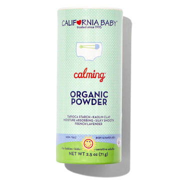 California Baby Organic Baby Powder Talc-Free | Usda Certified Organic | Talc Free Baby Powder | Body Powder For Men | Absorbs M
