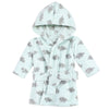 Hudson Baby Unisex Baby Plush Animal Face Bathrobe, Triceratops, 0-9 Months