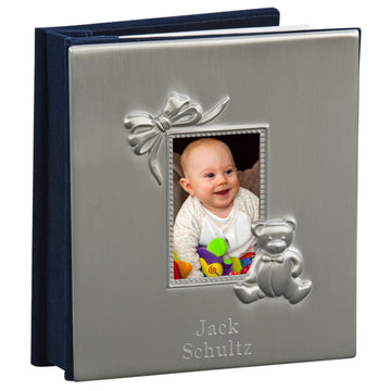 Creative Gifts International 024419 4 X 6 In Pewter Finish Holds With 100 - Baby Album