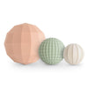 mushie Silicone Nesting Spheres Sensory Toy (Blush)