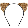 Fanyity Leopard Ears Headband, Cheetah Ears, Animal Ears For Girls & Women Halloween Costume Cosplay Or Party Decoration (Leopar