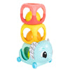 Lamaze Stack, Rattle & Roll Stacking Blocks - Baby Blocks for Fine Motor Skill Development - Baby Stacking Toys for Sensory Play