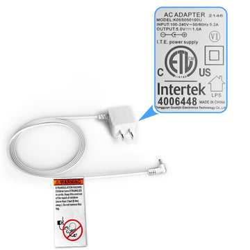 Hellobaby Official Replacement Baby Monitor Charger For Hb6550/Hb6560/Hb50-5V Baby Monitor Power Cord Adapter, Charging Cabel Co