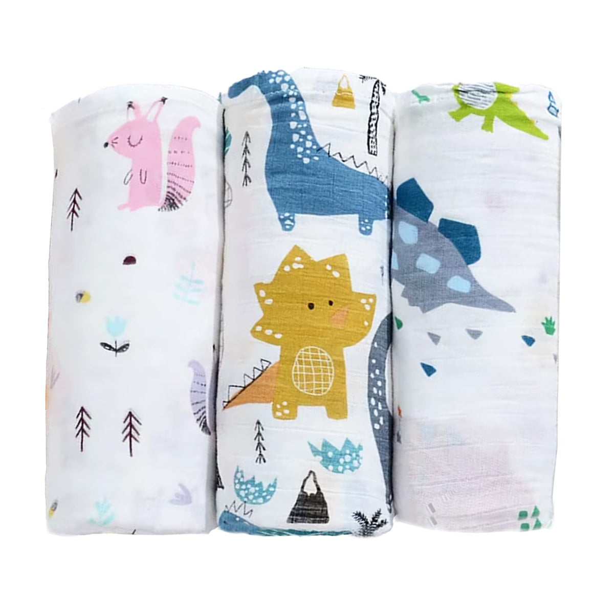 FIMALIA Cuddlez Swaddle for New Born Baby 100% Soft Cotton Muslin | Lightweight, Breathable & SkinFriendly Multipurpose Swaddle