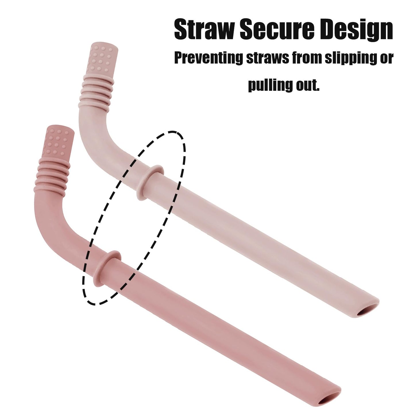 Pandaear 3 Pack Silicone Baby Training Cup, Straw Cups,Shatterproof Toddler Sippy Cups Drinking Sippy Cups For Baby And Toddler